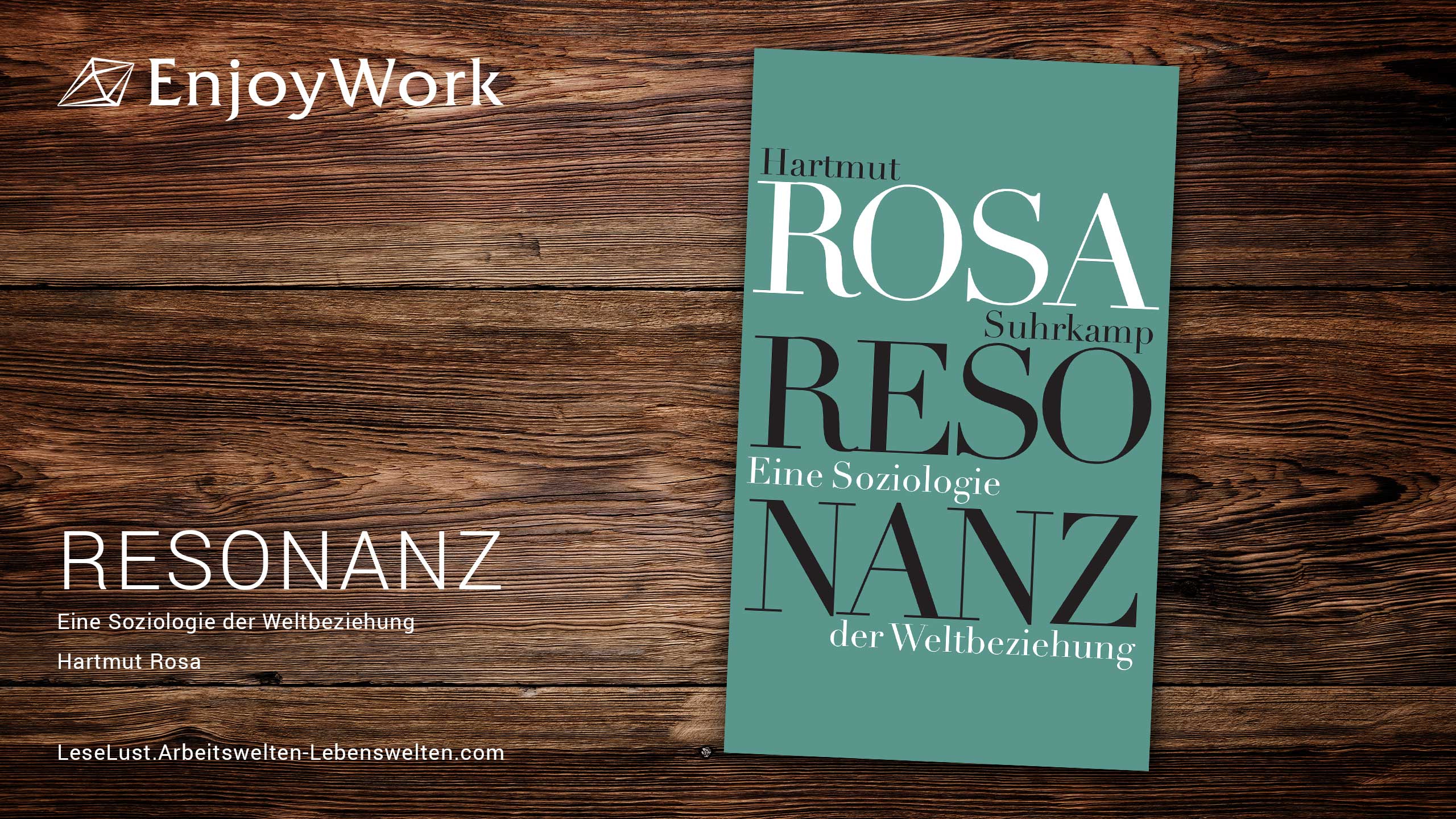 EnjoyWork LeseLust: Resonanz - Eine Soziologie der Weltbeziehung von Hartmut Rosa