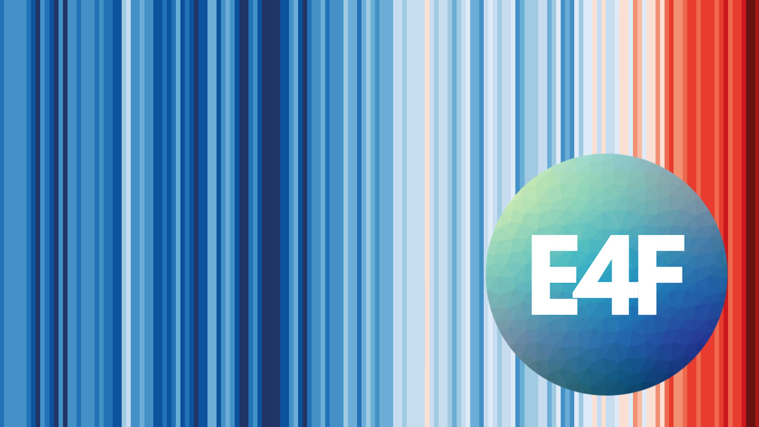 Neustart Klima — Einfach machen! - Climate Action: Warming Stripes with Entrepreneurs For Future Logo / copy Warming Stripes: Scientists For Future // E4F-Logo: Entrepreneurs For Future